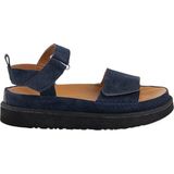 Pegia Cırt Cırtlı Süet Kadın Sandalet 215572 Lacivert
