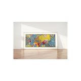 Pegziz 2.Dünya Savaşı Olayları Haritası Sanatsal Duvar Dekorasyon Poster 40X100cm.