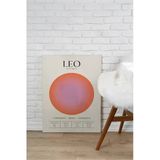 Pegziz Aslan Burcu Astroloji Minimalist Kanvas Tablo - Salon Oturma Odası Mutfak Ofis İçin Duvar Dekoru