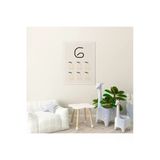Pegziz Bebek Odası Dekorasyon - 6 Sayısı Modern Minimalist Kanvas Tablo - Çocuk Odası Tablo