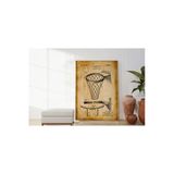 Pegziz Dekoratif Sanatsal Basketbol Potası Patent Posteri 50X70cm.