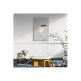 Pegziz Elma Minimalist Kanvas Tablo - Bebek Odası Dekorasyon - Çocuk Odası Tablo