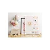 Pegziz Güneş Minimalist Kanvas Tablo - Bebek Odası Dekorasyon - Çocuk Odası Tablo
