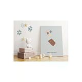 Pegziz Happy Birthday Modern Kanvas Tablo - Bebek Odası Dekorasyon - Çocuk Odası Tablo