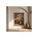 Pegziz Indianapolis Araba Yarışları Reklam Afişi Poster 50X70cm.