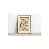 Pegziz Italya Umbria Bölgesi 1939 Haritası Sanatsal Duvar Dekorasyon Poster 60X90cm.