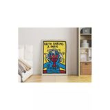 Pegziz Keith Haring Sanatsal Tablo Pop Art Kanvas Tablo Salon Duvar Dekorasyonu Cafe Dekor