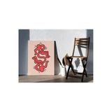 Pegziz Pop Art Ev Dekorasyonu Kanvas Tablo Keith Haring Modern Sanatsal Tablo Cafe Dekor