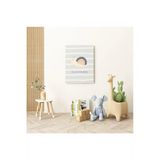Pegziz Salyangoz Minimalist Kanvas Tablo - Bebek Odası Dekorasyon - Çocuk Odası Tablo