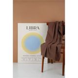Pegziz Terazi Burcu Astroloji Minimalist Kanvas Tablo - Salon Oturma Odası Mutfak Ofis İçin Duvar Dekoru
