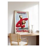 Pegziz Uruguay Dünya Kupası Futbol Sanatsal Reklam Afişi Poster 50X70cm.