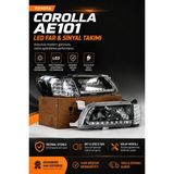 Pek-Pa Toyota Corolla AE101 LED Far ve Sinyal Takımı