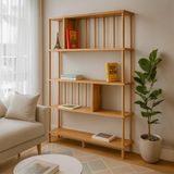 Peka 5 Raflı Çok Amaçlı Kitaplık Çam