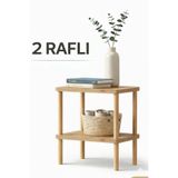 PEKA Raf Sayısı Seçilebilir Çok Amaçlı Raf Kitaplık Demonte Modüler Raf 40x30cm Meşe