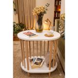 PEKA Retro Yan Sehpa - Komodin - Salon - Oturma Odası Kahve Sehpası