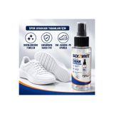 PEKEROX Back2White Spor Ayakkabı Taban Beyazlatıcı ve Temizleyici Sprey 100 ml Sararmaya Karşı