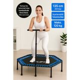 Pekial 135 cm ''(54 Inç) Tutunmalı Step Trambolin - Turkuaz