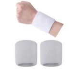 Pekial CKSpor 2 Adet Sporcu Havlu El Bilekliği, Beyaz, Unisex