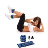 pekial CKSpor 2,5 Kg x 2 Adet El Ayak Bilek Ağırlığı Kum Torbası Kas Güçlendirici Ağırlık Seti