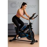 Pekial CKSpor Spin Bike Kondisyon Bisikleti – Ayarlanabilir ve Sessiz Ev Tipi Fitness Egzersiz Aleti - Mavi