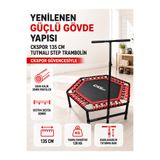 pekial SLİPT 135 Cm ''(54 Inç) Tutmalı Step Trambolin