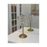 PEKİBU KRİSTAL MODEL DOKUNMATİK LED ABAJUR MASA LAMBASI 30 CM