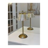 PEKİBU LÜKS PİLELİ MODEL DOKUNMATİK LED ABAJUR MASA LAMBASI 32 CM