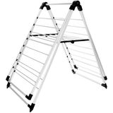 Peksan Alüminyum Çamaşır Kurutucu Lüks Kare Tasarım 9x70x110 cm Kullanışlı ve Pratik - Siyah