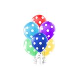 PEKSHOP 12 Inç Standart Boy Baskılı Balon 50 Adet Karışık Puantiyeli