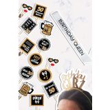 PEKSHOP 50 Yaş Altın Konsept Doğum Günü Parti Seti