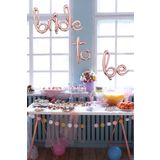 PEKSHOP Bride To Be Balon - El yazısı şeklinde, Rose Gold