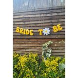 Pekshop Bride To Be Banner Papatya Konsept Bride To Be Yazı Duvar Süsü