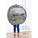 PEKSHOP Dev Disko Topu Şeklinde Folyo Balon 50inç 125cm