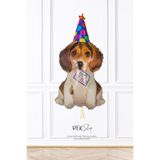 PEKSHOP Doğum Günü Köpeği Folyo Balon Birthday Puppy 70cm
