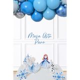 Pekshop Frozen Elsa Tema Ayaklı Pano Seti Karlar Ülkesi Konsept Doğum Günü Masa Üstü Panolar