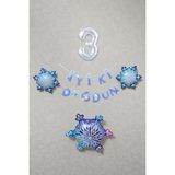 Pekshop Frozen Elsa Tema Doğum Günü Balon Zinciri Seti Karlar Ülkesi Konsept Doğum Günü Balonları - Çok Renkli - 3
