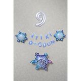 Pekshop Frozen Elsa Tema Doğum Günü Balon Zinciri Seti Karlar Ülkesi Konsept Doğum Günü Balonları - Çok Renkli - 9