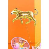 PEKSHOP Gold Panter Folyo Balon Safari Vahşi Hayvan Doğum Günü Balonu 70cm