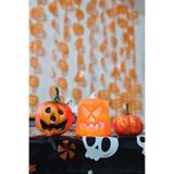 PEKSHOP Halloween 3 lü Bal Kabağı Süs Seti Işıklı Balkabağı Mum Gülen Balkabağı Figür ve Küçük Balkabağı Fig