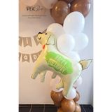 PEKSHOP Happy Birthday Yazılı Köpek Folyo Balon