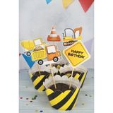 Pekshop Inşaat Konsept Kürdan Süsleri Cupcake Süsleri Lüks Büyük Boy 10LU Paket - Çok Renkli