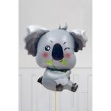 PEKSHOP Koala Folyo Balon Woodland Temalı Doğum Günü Folyo Balon 85cm