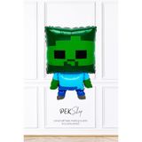 PEKSHOP Minecraft Zombi Folyo Balon Minecraft Tema Balon