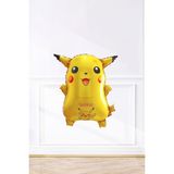 Pekshop Pikachu folyo balon pokemon temalı doğum günü süsleri - Çok Renkli