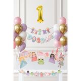 Pekshop Prenses Doğum Günü Parti Süsleme Seti Balon Zinciri - Çok Renkli - 1