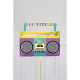 PEKSHOP Radyo Şeklinde Folyo Balon Retro 80ler 90lar Partisi Retro Folyo Balon