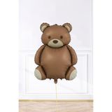 Pekshop Retro Büyük Ayı Teddy Bear Folyo Balon 65x90