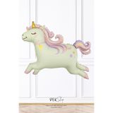 PEKSHOP Retro Unicorn Folyo Balon Büyük