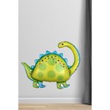 Pekshop Uzun Boyunlu Dinazor Folyo Balon Argentinosaurus Dinozor Balon 77CM - Çok Renkli