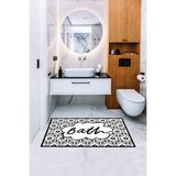 Pelangi Banyo Ayak Paspası Süngerli Ayak Havlusu Banyo Ayak Havlusu - 708 cm x 100 cm + 40 cm x 60 cm